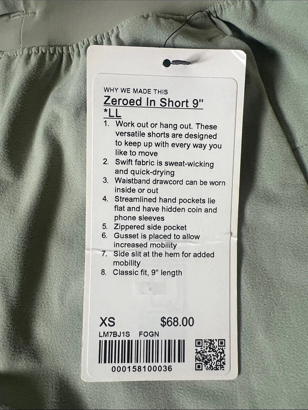 lululemon athletica Zeroed In Short 9